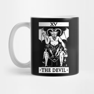 VINTAGE TAROT CARD T SHIRT, THE DEVIL CARD, OCCULT, TAROT Mug